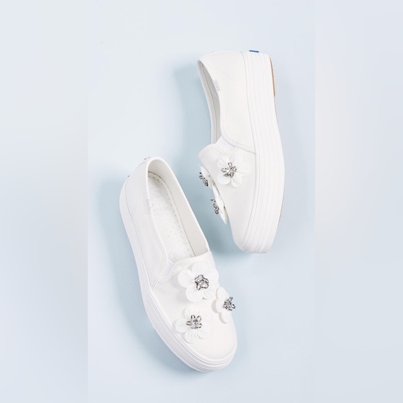 kate spade Shoes - Keds x Kate Spade Triple Decker Flowers Slip-On Sneakers, size 6.5 US / 37 EU